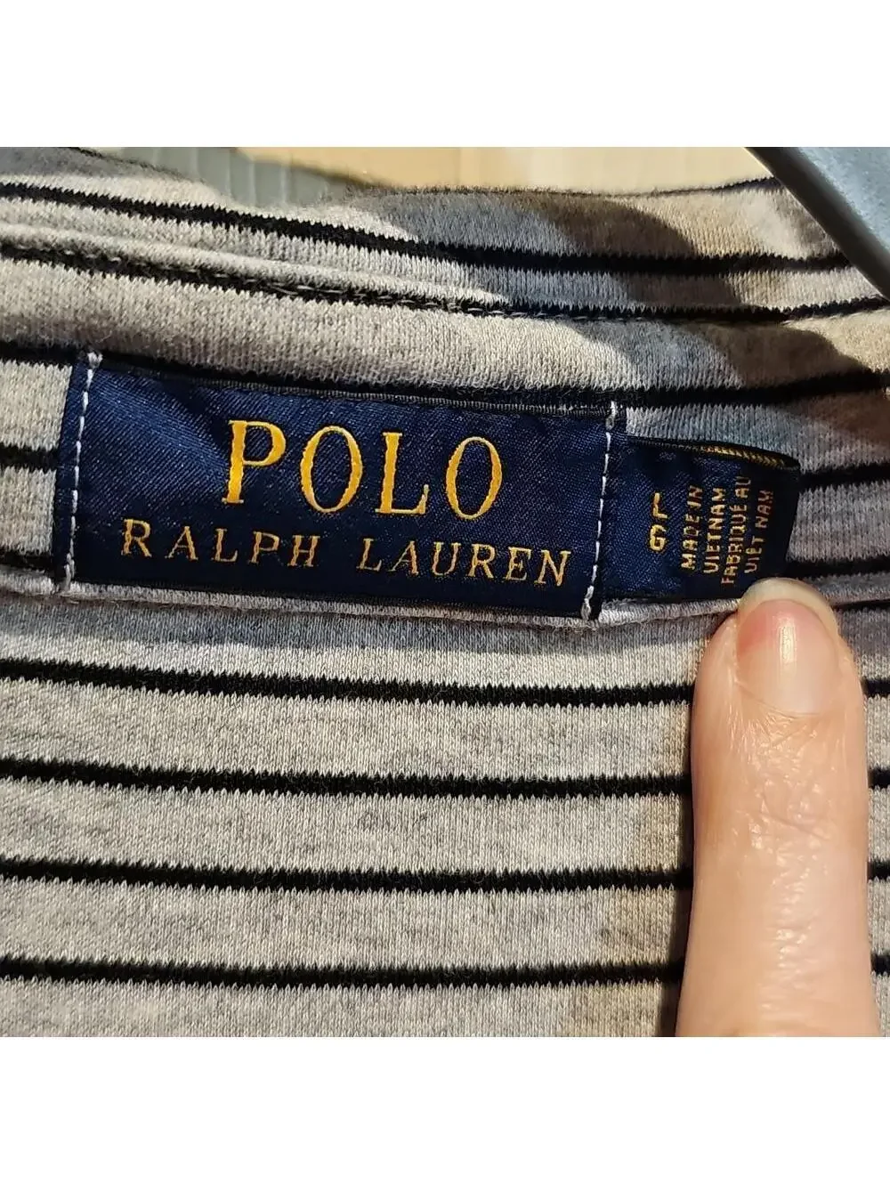 Polo ralph lauren striped polo size L